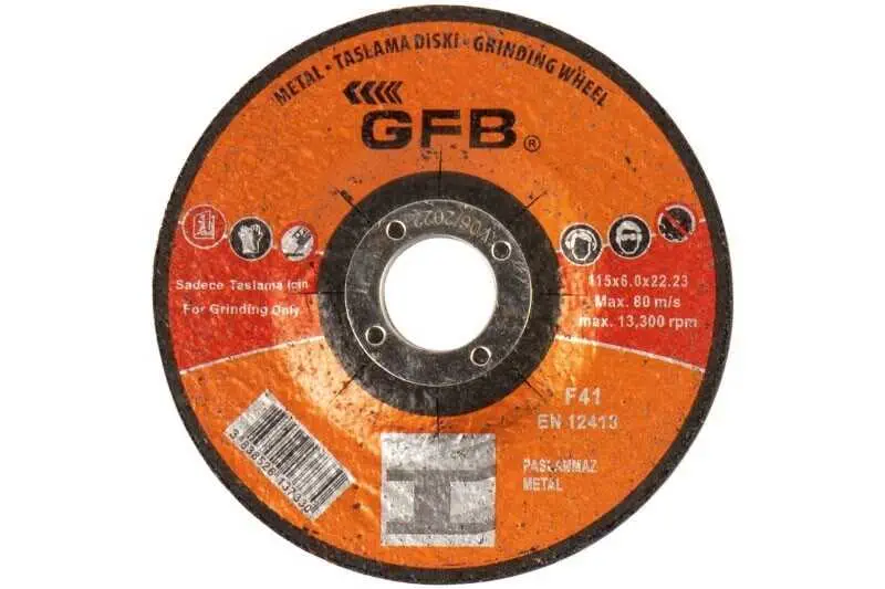 Gfb Metal Taşlama Taşı 180x8x22,23