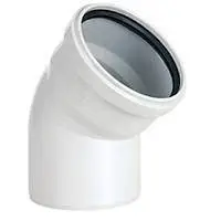125x45 Açık Dirsek Pvc Dirsek