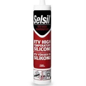 Selsil RTV Yüksek Isı Silikonu 310 Ml