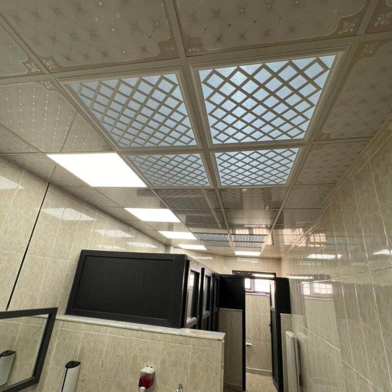 Asma Tavan Dekoratif Pvc Panel Sakarya Bakır 60x60 20 Adet - Görsel 2